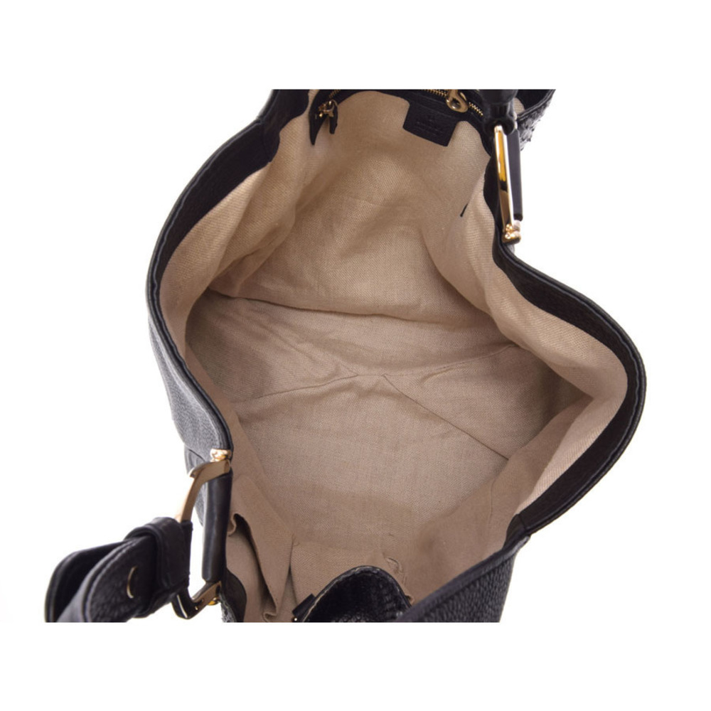 Gucci Tote Python Bag Black Leather - image 8